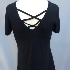 Olivia Rae Size M Black tee dress
